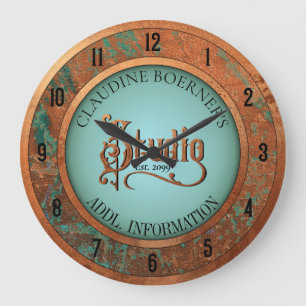 Bastel-Schmuck-Näh-Hobby-Studio-Wanduhr Große Wanduhr