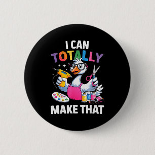 Basteln Lustige Gans Ich Kann Das Total Machen Diy Button