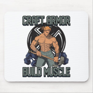 Bastelrüstung Muskelaufbau Cosplay Fitnessstudio Z Mousepad