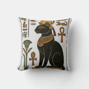 Bastet Ägyptisch Goddess Throw Kissen