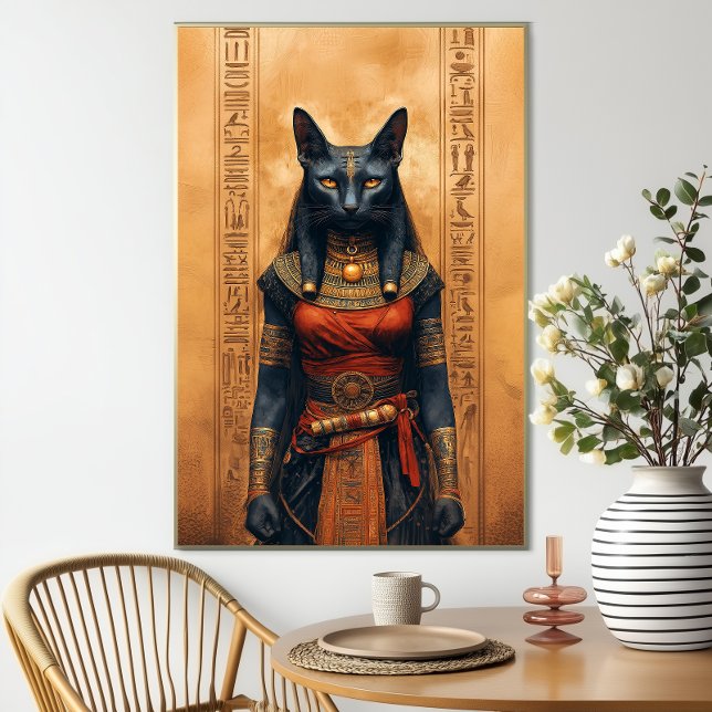 Bastet Ägyptische Katzengöttin Fantasy-Kunst Poster (Von Creator hochgeladen)