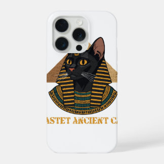 Bastet Altägyptische Katzen Göttin Vintage Kunst iPhone 15 Pro Hülle