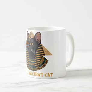 Bastet Altägyptische Katzengöttin Vintage Kunst Kaffeetasse