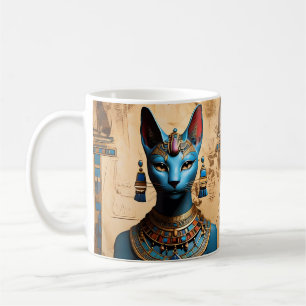 Bastet der alte ägyptische Gott der Katzen Kaffeetasse