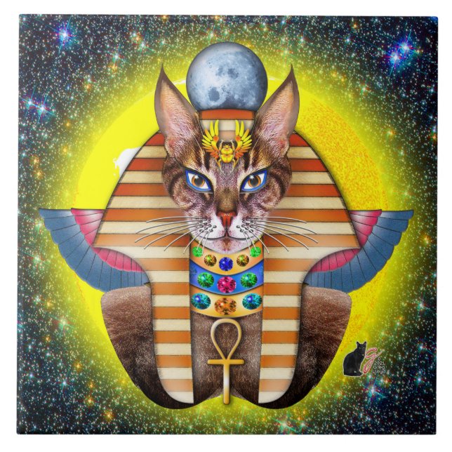 Bastet Fliese (Vorderseite)