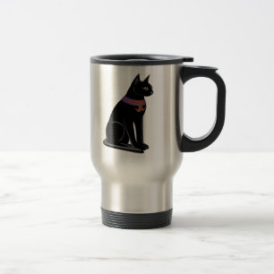 Bastet Katzen-Reise-Tasse Reisebecher
