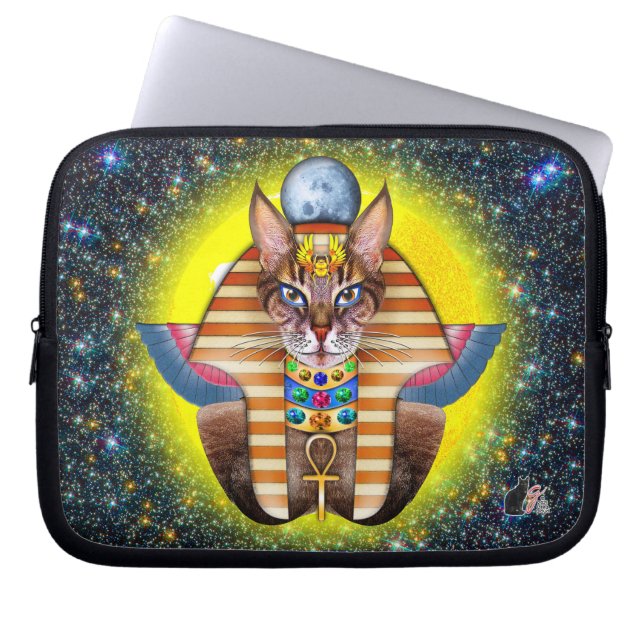Bastet Laptopschutzhülle (Vorderseite)