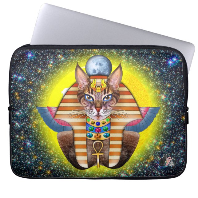 Bastet Laptopschutzhülle (Vorderseite)
