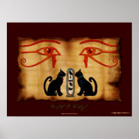 Bastet & Wadjet Ägyptische Kunstdruckerei
