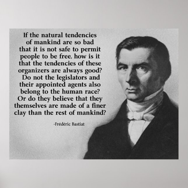 Bastiat Finer Clay-Angebot Poster (Vorne)