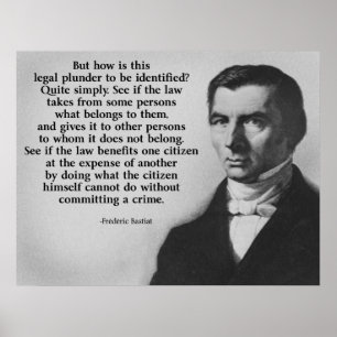 Bastiat Plünderung Poster