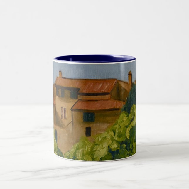 Bastide in Provence Zweifarbige Tasse (Mittel)