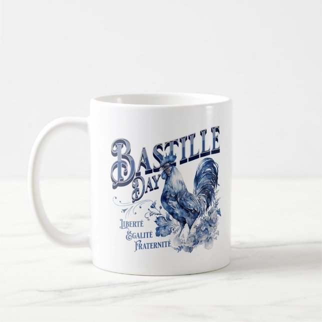 Bastille-Tag-Hahn Kaffeetasse (Links)