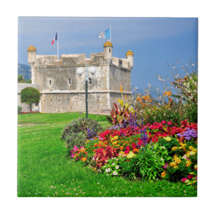 Bastion Menton in Frankreich Fliese
