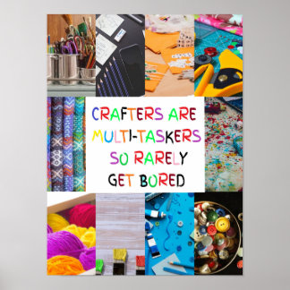 Bastler sind Multitasker. Poster