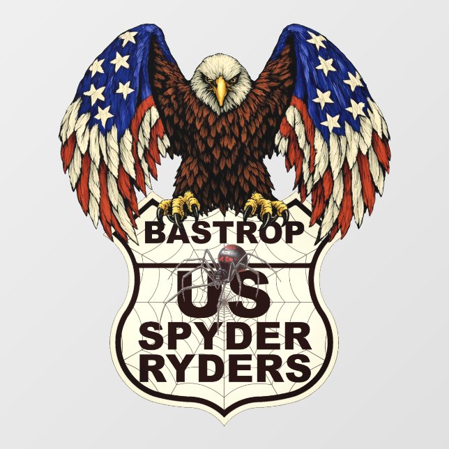 Bastrop Kapitel - Aufkleber Adler Logo (Blatt)