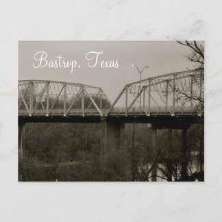 Bastrop Texas Iron Bridge Postkarte