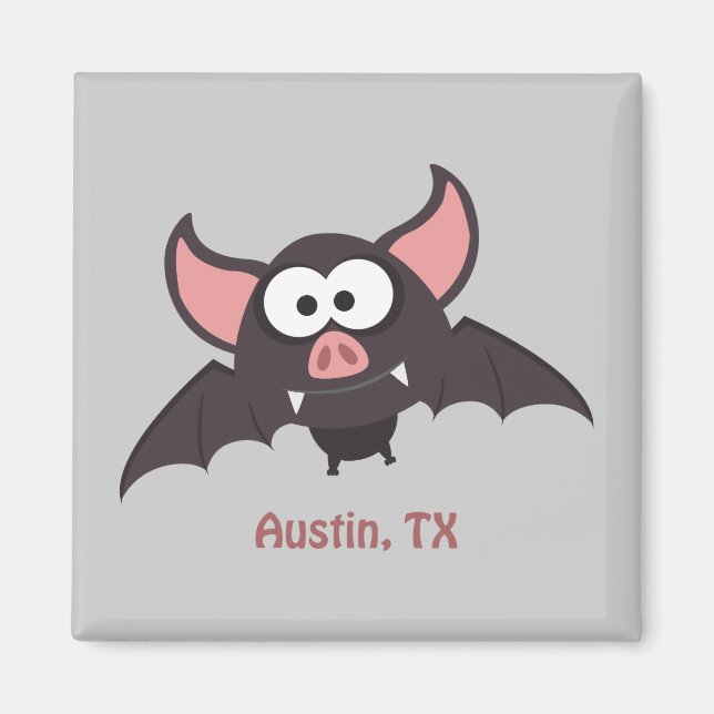 Bat - Austin, Texas Magnet (Vorne)