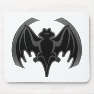Bat Black Inv The MUSEUM Zazzle Geschenke Mousepad