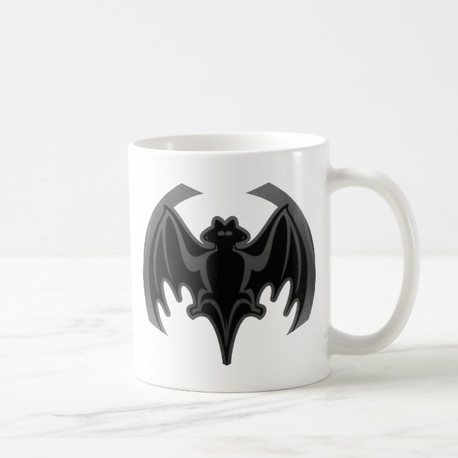 Bat Black Inv The MUSEUM Zazzle Geschenke Tasse (Rechts)