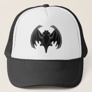 Bat Black Inv The MUSEUM Zazzle Geschenke Truckerkappe