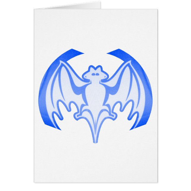 Bat Blue Inv MUSEUM Zazzle Geschenke (Vorne)