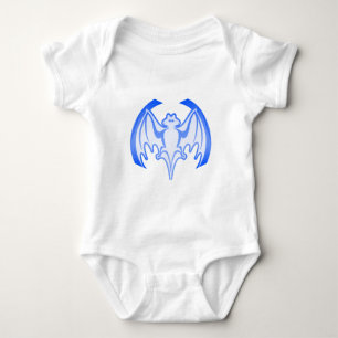 Bat Blue Inv MUSEUM Zazzle Geschenke Baby Strampler