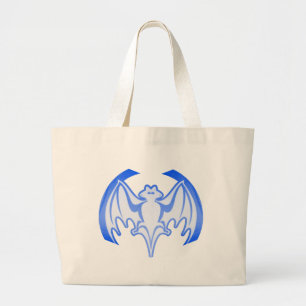 Bat Blue Inv MUSEUM Zazzle Geschenke Jumbo Stoffbeutel
