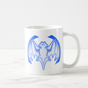 Bat Blue Inv MUSEUM Zazzle Geschenke Tasse