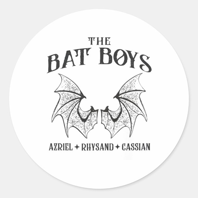 Bat Boys Acotar Design Sticker (Vorderseite)