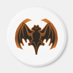 Bat Brown The MUSEUM Zazzle Geschenke Magnet