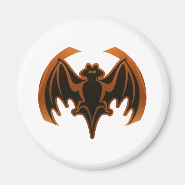 Bat Brown The MUSEUM Zazzle Geschenke Magnet (Vorne)