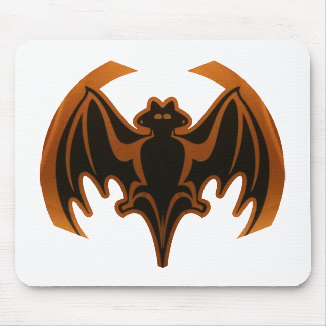 Bat Brown The MUSEUM Zazzle Geschenke Mousepad (Vorne)
