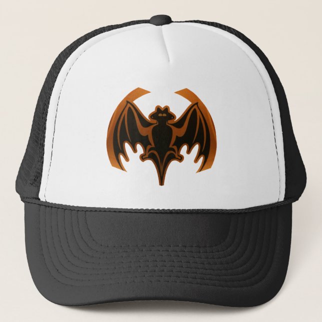 Bat Brown The MUSEUM Zazzle Geschenke Truckerkappe (Vorderseite)