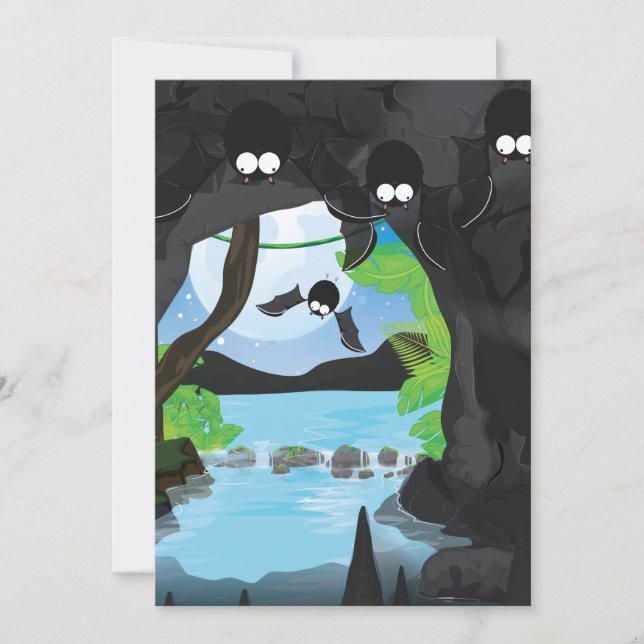 Bat Cave Einladung (Vorderseite)