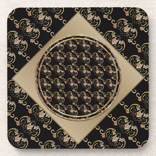 Bat Chinese Symbol Coaster Getränkeuntersetzer (Vorderseite)