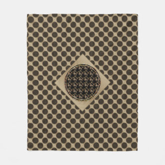 Bat Chinese Symbol Fleece Blanket