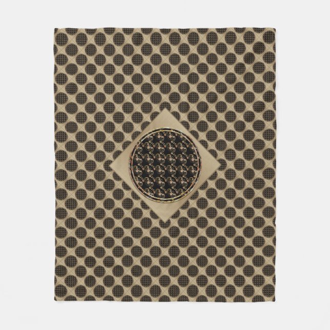 Bat Chinese Symbol Fleece Blanket (Vorderseite)