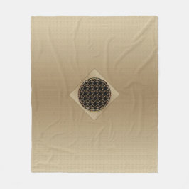 Bat Chinese Symbol Fleece Blanket