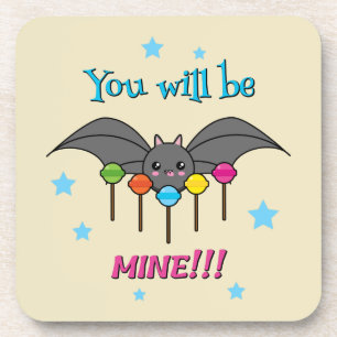Bat Craving Lollipops - You Will Be Mine Getränkeuntersetzer