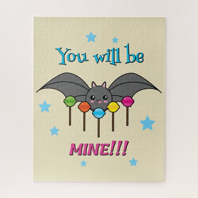 Bat Craving Lollipops - You Will Be Mine Puzzle (Vertikal)