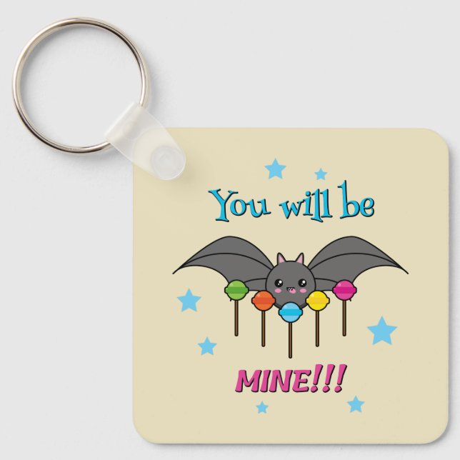 Bat Craving Lollipops - You Will Be Mine Schlüsselanhänger (Vorderseite)