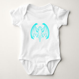 Bat Cyan Inv the MUSEUM Zazzle Geschenke Baby Strampler