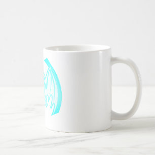Bat Cyan Inv the MUSEUM Zazzle Geschenke Tasse