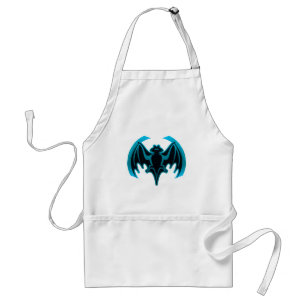 Bat Cyan The MUSEUM Zazzle Geschenke Schürze