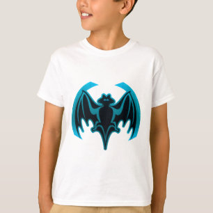 Bat Cyan The MUSEUM Zazzle Geschenke T-Shirt