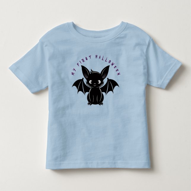 Bat d’Halloween Kleinkind T-shirt (Vorderseite)