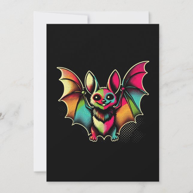 BAT DISCO EINLADUNG (Vorderseite)