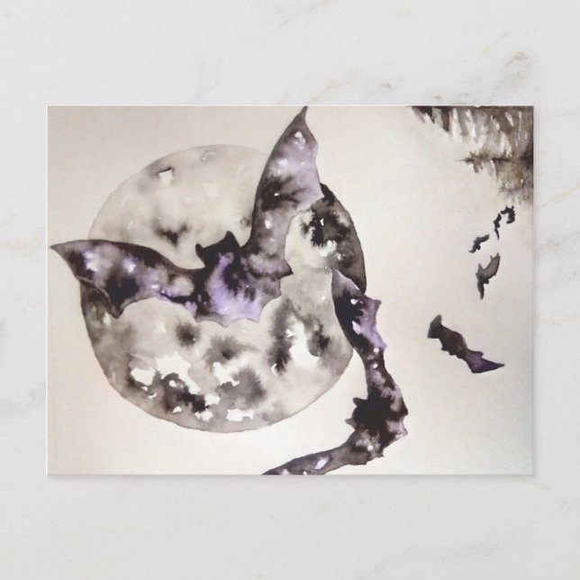 Bat Dreams 2 Postkarte (Vorderseite)
