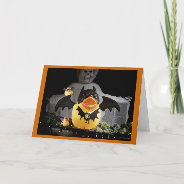 Bat Duckies Schützen und verteidigen Karte (Vorderseite)